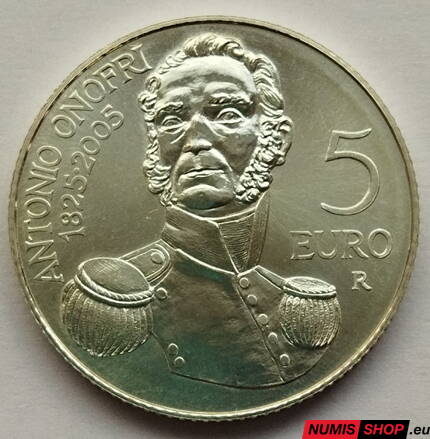5 euro San Marino 2005 - Antonio Onofri - BU