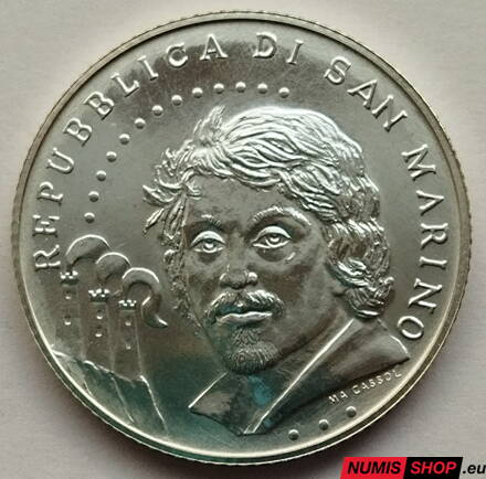 5 euro San Marino 2010 - Caravaggio - BU