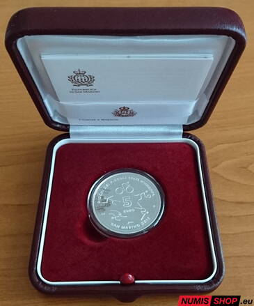 5 euro San Marino 2017 - Hry malých štátov - PROOF