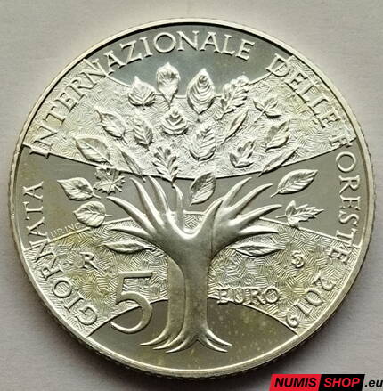 5 euro San Marino 2019 - Medzinárodný deň lesov - BU
