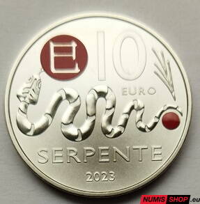 10 euro San Marino 2023 - Chinese Lunar - Serpente (Had)
