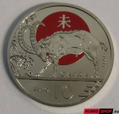 10 euro San Marino 2024 - Chinese Lunar - Capra (Koza)