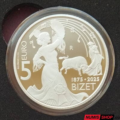 5 euro San Marino 2025 - Georges Bizet - PROOF
