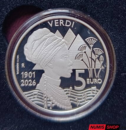 5 euro San Marino 2026 - Giuseppe Verdi - PROOF