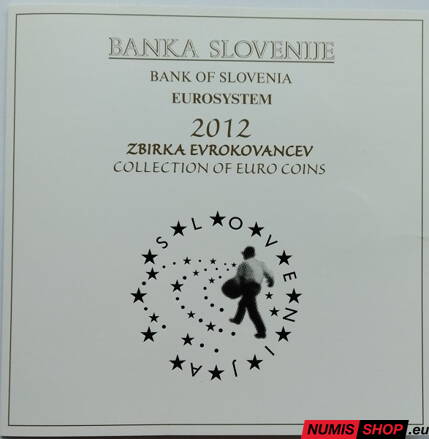 Sada Slovinsko 2012 + 2 euro + 3 euro