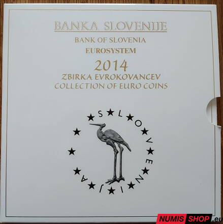 Sada Slovinsko 2014 + 2 euro + 3 euro - PROOF