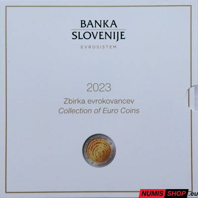 Sada Slovinsko 2023 + 2 euro + 3 euro