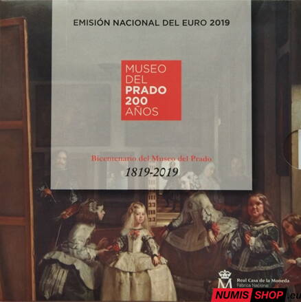 Sada Španielsko 2019 Museo del Prado + pamätné 2-euro