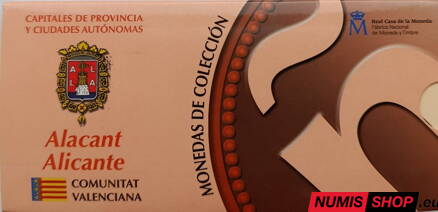 Španielsko 5 euro 2010 - Alicante - PROOF