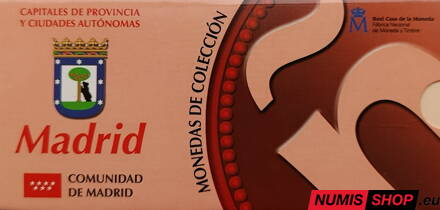 Španielsko 5 euro 2010 - Madrid - PROOF