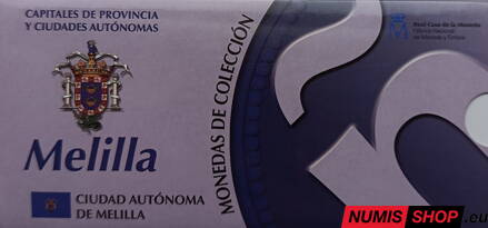 Španielsko 5 euro 2010 - Melilla - PROOF