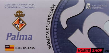 Španielsko 5 euro 2011 - Palma - PROOF