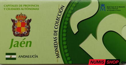 Španielsko 5 euro 2012 - Jaén - PROOF