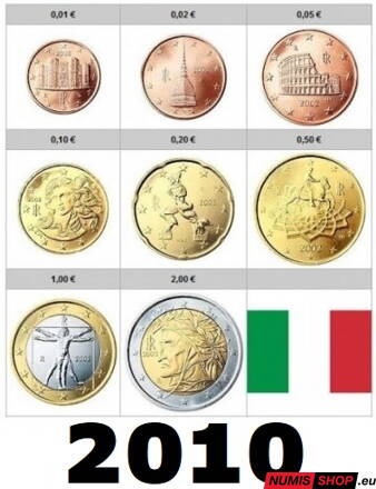 Sada Taliansko 2010 - 1 cent - 2 euro - UNC 