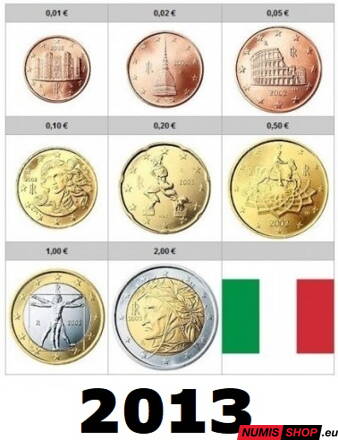 Sada Taliansko 2013 - 1 cent - 2 euro - UNC 
