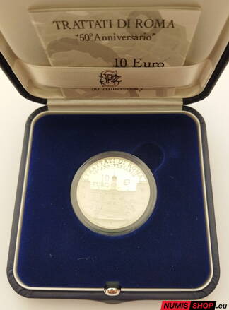 Taliansko 10 euro 2007 - Rímska zmluva - PROOF