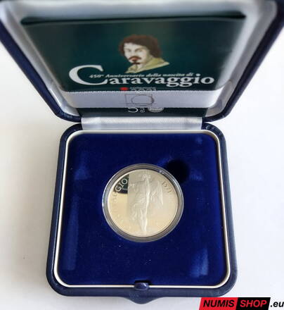 Taliansko 5 euro 2021 - Caravaggio - PROOF