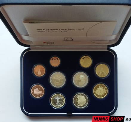 Sada Taliansko 2023 - PROOF + 2 x pamätné 2-euro