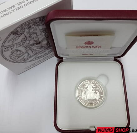 10 euro Vatikán 2021 - Katolícka univerzita - PROOF