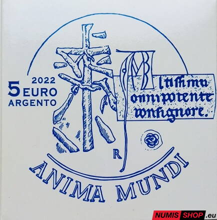 5 euro Vatikán 2022 - Anima Mundi - PROOF