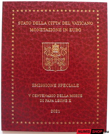 Vatikán sada 2021 + 5 euro Lev X.
