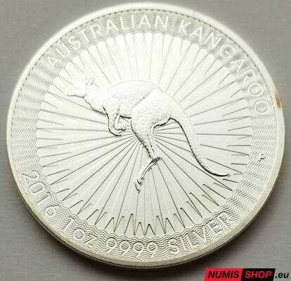Austrália - 1 oz Kangaroo - 2016 - investičné striebro
