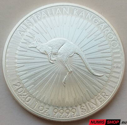 Austrália - 1 oz Kangaroo - 2020 - investičné striebro