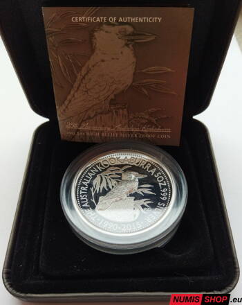 Kookaburra - 2015 - 5 oz - high relief proof