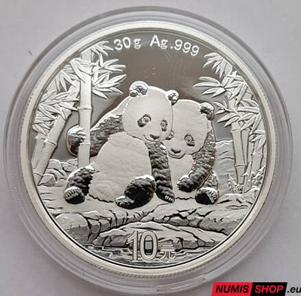 Čína - Panda - 2026 - investičné striebro