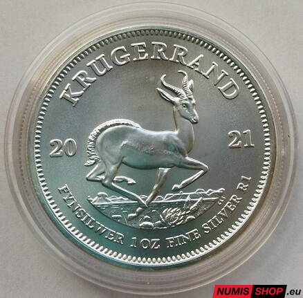 Južná Afrika - 1 oz Krugerrand - 2021 - investičné striebro