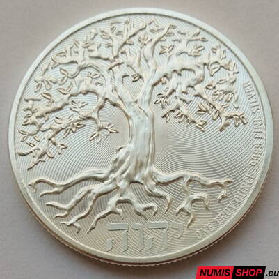 Niue - 1 oz - 2 dollars - Tree of life - 2020 - investičné striebro