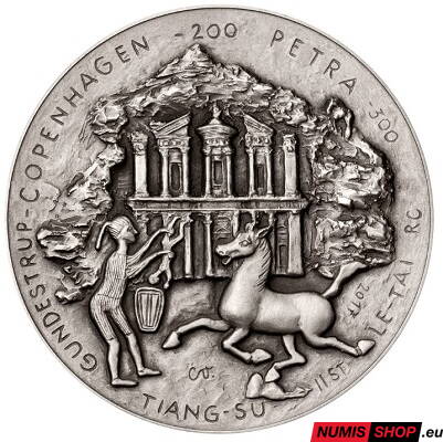 Strieborná minca - Cvengrošová - Poklady starých civilizácií I. - vysoký reliéf