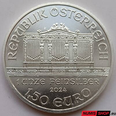 Rakúsko - 1,5 euro - 1 oz Ag Philharmoniker - 2024
