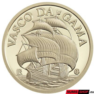 Kongo - 50 francs - 2025 - 1/10 oz Au - Moreplavci a objavitelia - Vasco da Gama Kongo - 50 francs - 2025 - 1/10 oz Au - Moreplavci a objavitelia - Vasco da Gama
