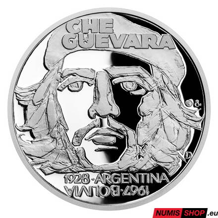 Strieborná medaila - Kult osobnosti - Che Guevara - proof