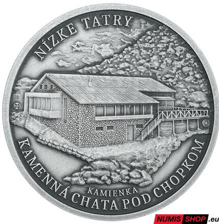 Strieborná medaila - Horské chaty na Slovensku - Nízke Tatry - Kamenná chata pod Chopkom