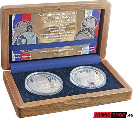 Nezrealizované motívy - 10 eur 2021 - Alexander Dubček