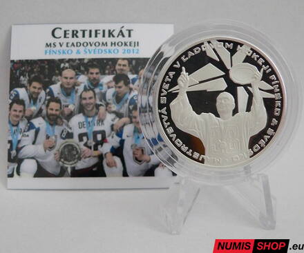 Strieborná medaila - MS v ľadovom hokeji 2012