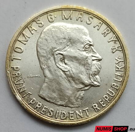 Medaila - T. G. Masaryk - České slovo - striebro