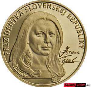 Zlatá medaila - Prezidentka Zuzana Čaputová - 1. výročie inaugurácie