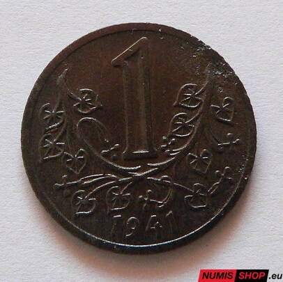 1 Koruna - Protektorát Čechy a Morava - 1941