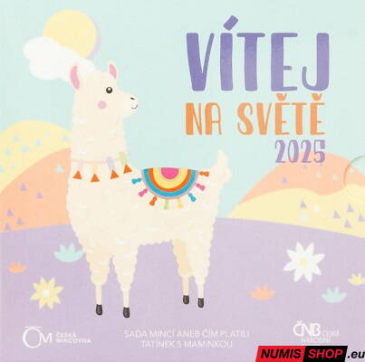 Sada mincí ČR 2025 - Narodenie dieťaťa