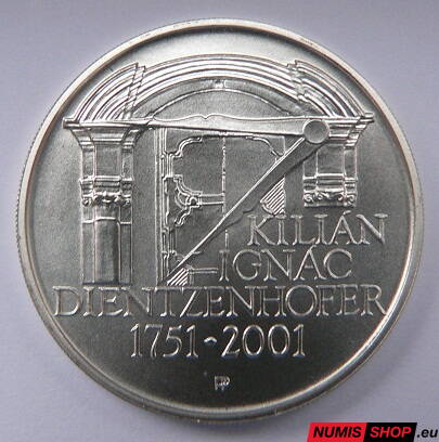200 Kč ČR 2001 - Dientzenhofer - BK