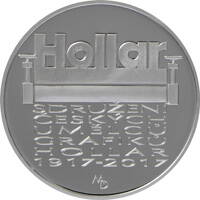 200 Kč ČR 2017 - Združenie grafikov Hollar - PROOF 