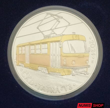 500 Kč ČR 2024 - Tramvaj T3 - BK