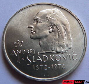 20 Kčs ČSSR 1972 - Andrej Sládkovič