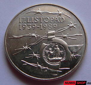 100 Kčs ČSSR 1989 - 17. november