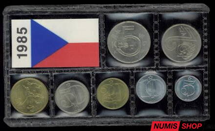 Sada mincí ČSSR 1985