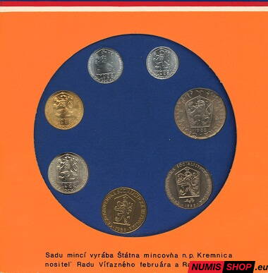 Sada mincí ČSSR 1988