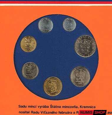 Sada mincí ČSSR 1989